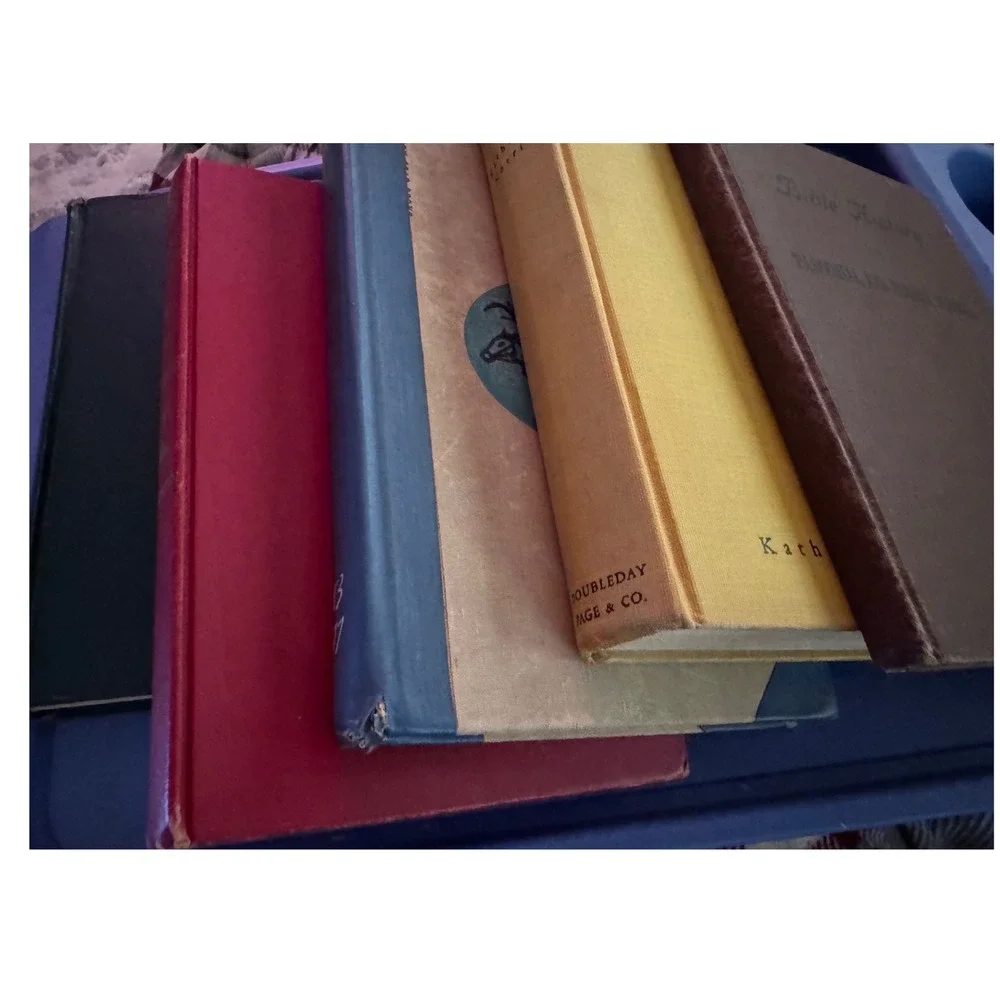 Vintage Hardcover Book‎ Lot Wells Fargo Bible History Kathleen Norris Decor 5pc